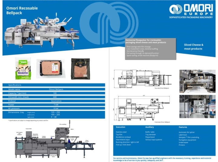 Omori Bellpack Datasheet