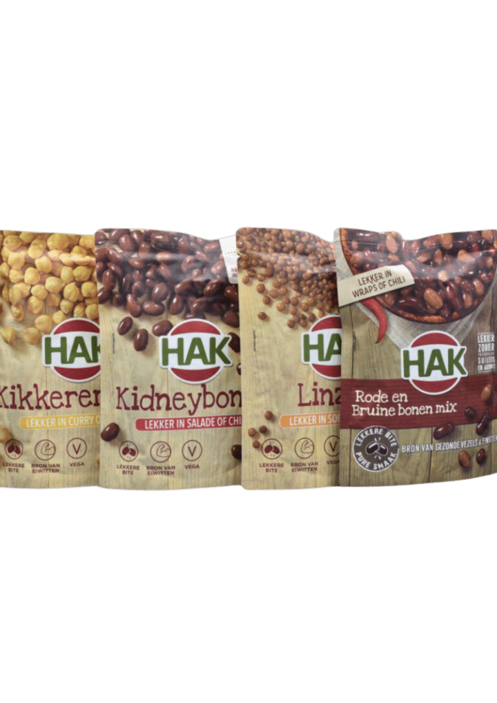 Beans in premade pouch as innovation in Fruit and vegetable packaging